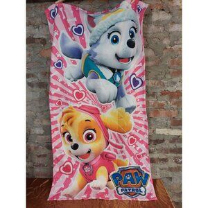 New Paw Patrol Beach Towel Pink Microfiber